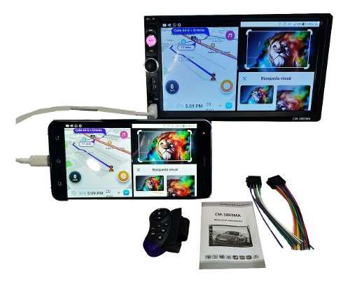 Radio Carro Pantalla Bluetooth Usb + Espejo (android + Iph)