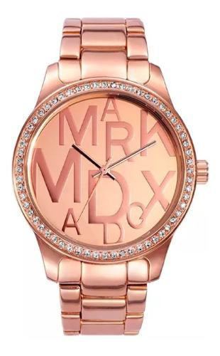 Reloj Mark Maddox Mujer De Lujo Oro Rosa En Acero