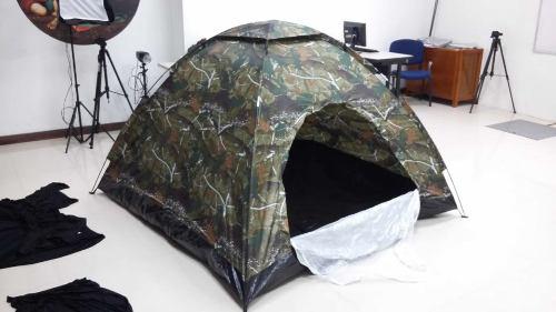 Carpa Camping Camuflada Para 4 Personas Real Tree Picnic