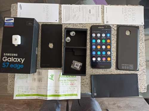 Samsung S7 Edgue - Caja, Cargador Inalambrico, Factura Orig