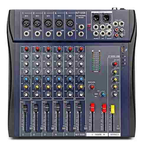 Ct-60s Usb Professional Stage Audio Mixer Mezclador De...