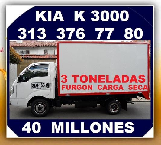 VENDO Furgon KIA K 3000 S, 2009, Camion, Camioneta, Servicio