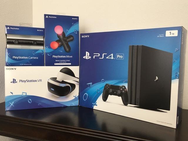 vendo Sony PS4 Pro 1TB / PlayStation VR con 7 juegos $150
