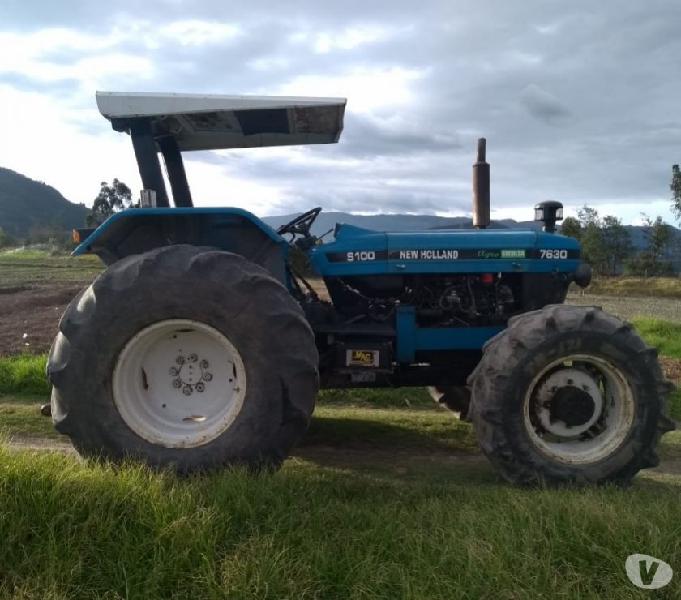 Tractor New Holland,7630 modelo 2005,105hp