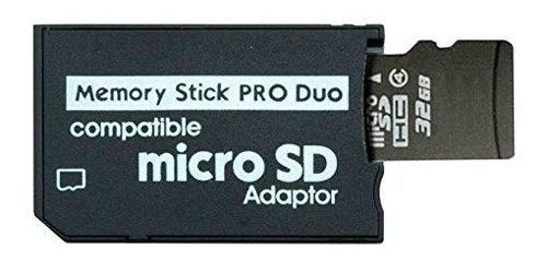 Adaptador Convertidor Micro Sd/ Memory Stick Pro Duo Camara