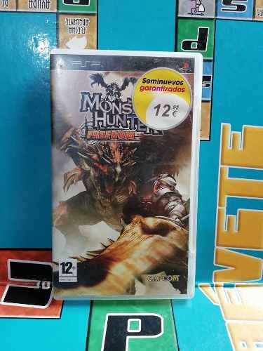 Monster Hunter Freedom Para Consola Psp Usado Europa Eu