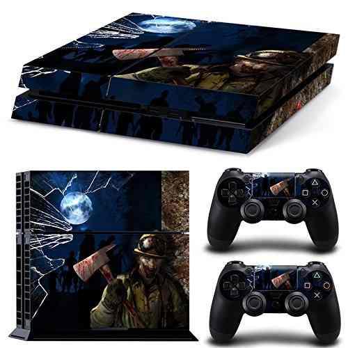 Ps4 Playstation 4 Console Skin Decal Sticker Zombie Hor...
