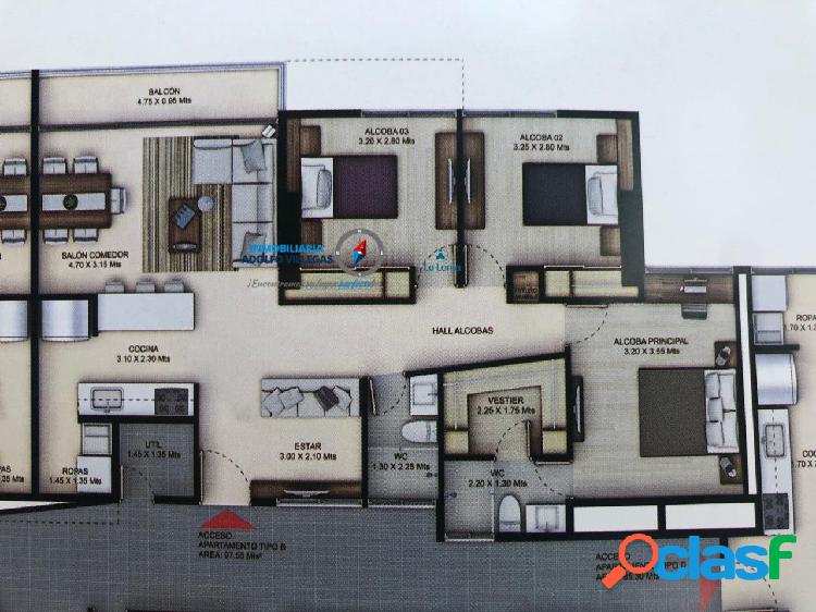 Apartamento para venta en Envigado 2716