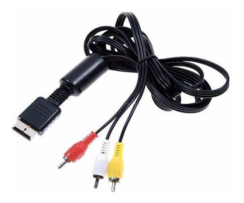 Cable De Audio Y Video 3 En 1 Compatible Con Psone, Ps2 Ps3
