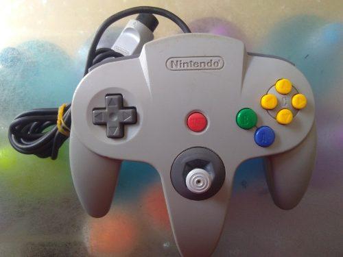 Control De Nintendo 64 Original #04,color Gris Funcionabien.