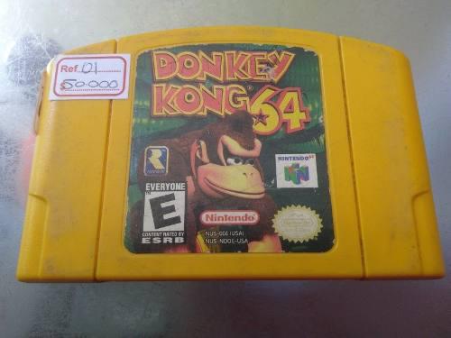 Juego De Nintendo 64 Ref 01,donkey Kong 64 Necesitamemoria E