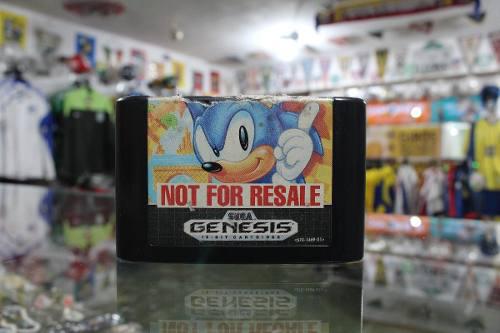 Juego Para Sega Genesis Sonic The Hedgehog