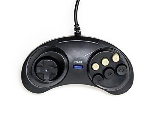 Old Skool Classic Sega Genesis Controller 6button Game Pad