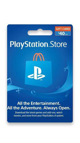 Playstation Network 40 Usd - Psn 40