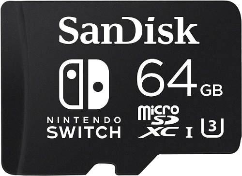 Sandisk 64gb Microsdxc Uhs-3 Para Nintendo Switch Promo