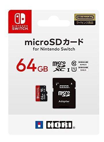 Tarjeta De Memoria Micro Sd Nintendo Switch De 64 Gb Hori Ja