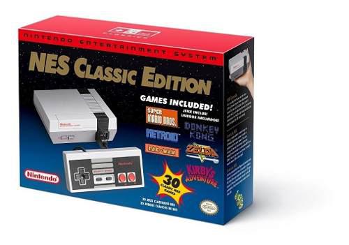 Nintendo Mini Clasica 100% Original Nes Con 30 Juegos. Nueva