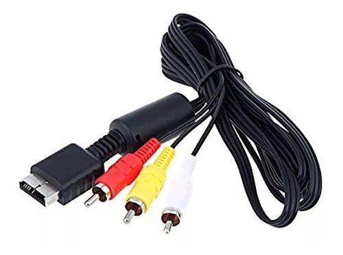Cable Rca Av Playstation Ps1 Ps2 Y Ps3 1.5mts