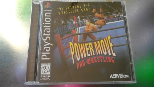 Juego De Playstation 1 Original,power Move Pro Wrestling