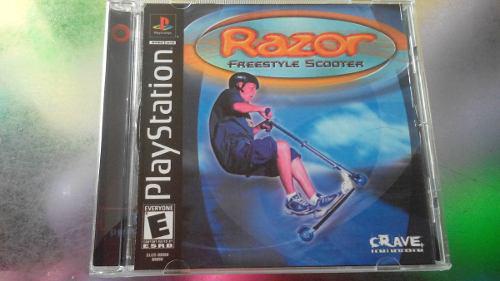 Juego De Playstation 1 Original,razor Freestyle Scooter.