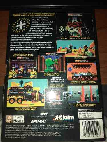 Juego De Playstation 1 Revolution X Caja Grande