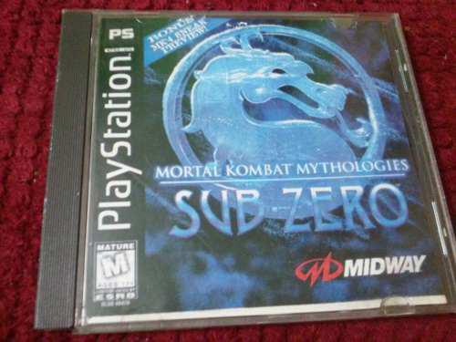 Juego Tipo Original Mortal Kombat Mythologies Sub-zero Ps1