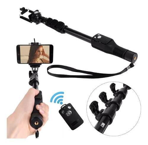 Palo Selfies Monopod Camaras Gopro Y Celulares Bluetooth