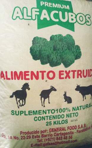 Alfalfa En Cubos 100% Alimento Premium