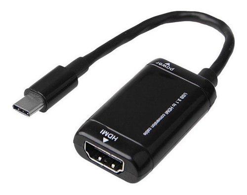 Cable Adaptador Tipo C A Hdmi Mhl Usb 3.1 Convertidor Hdmi