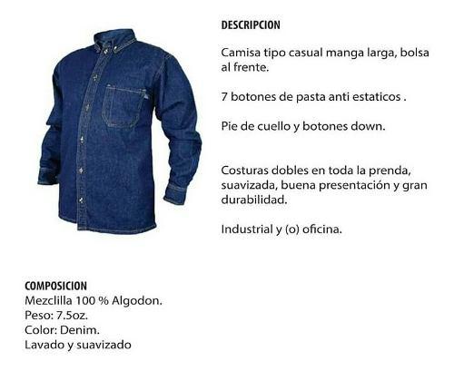 Camisa En Jean, Dotacion Industrial.