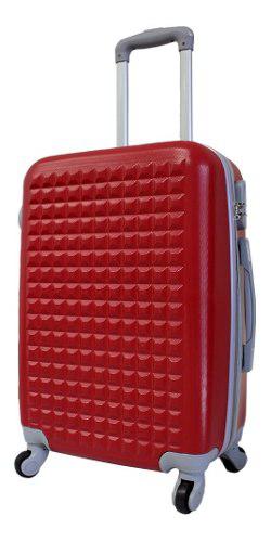 Maleta De Viaje Abs Cabina 21 Pulgadas Bin-yy-14118 Rojo