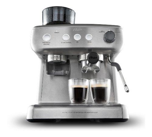 Cafetera Para Espresso Oster® 15 Bares, Molino Integrado