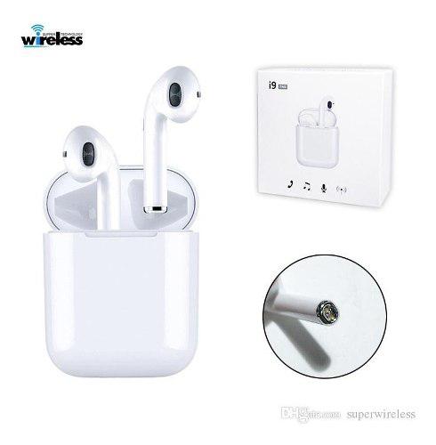 Audifono Tipo Air Pods I9s Tws +power Bank+ Arnes + Cable