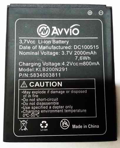 Bateria Avvio L500 Calidad Original Y Garantizada