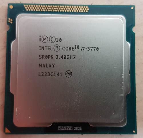 Procesador Intel Core I7 3770 Tercera Generacion Usado