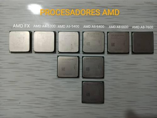 Procesadores Amd A4 A6 A8