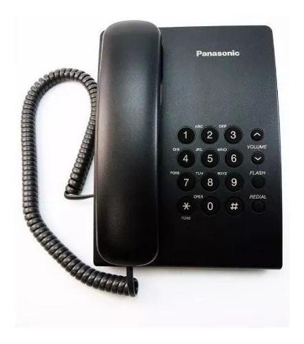 Telefono Panasonic Fijo De Mesa Alambrico Ts500 Nuevo