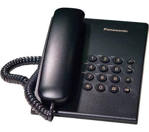 Telefono Pared Mesa Alambrico Panasonic Negro-blanco