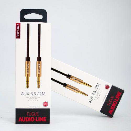 Cable Auxiliar De Audio - 3.5mm - 2mtrs - Mizoo P01