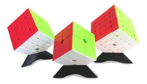 Rubik Colombia Qiyi Pack 3 Cubos 2x2, 4x4 Y 5x5 Speedcube