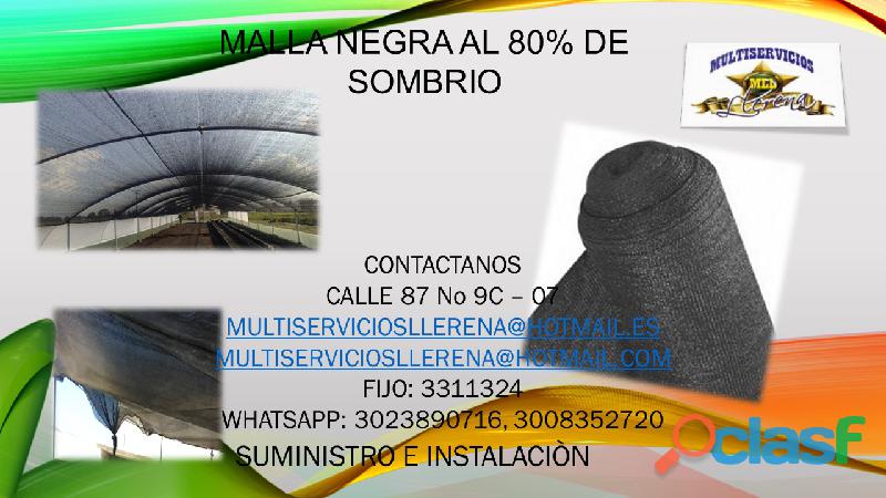 POLISOMBRA NEGRA AL 80%