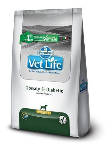 Alimento Para Perro Obesity Y Diabetic Mini Vet Life Todas L