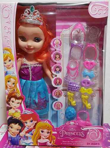 Juguete Muñeca Princesas Disney Con Accesorios Adri Jd