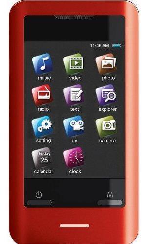 Coby Mp828-8g - Reproductor Mp3 (8 Gb 28) Rojo