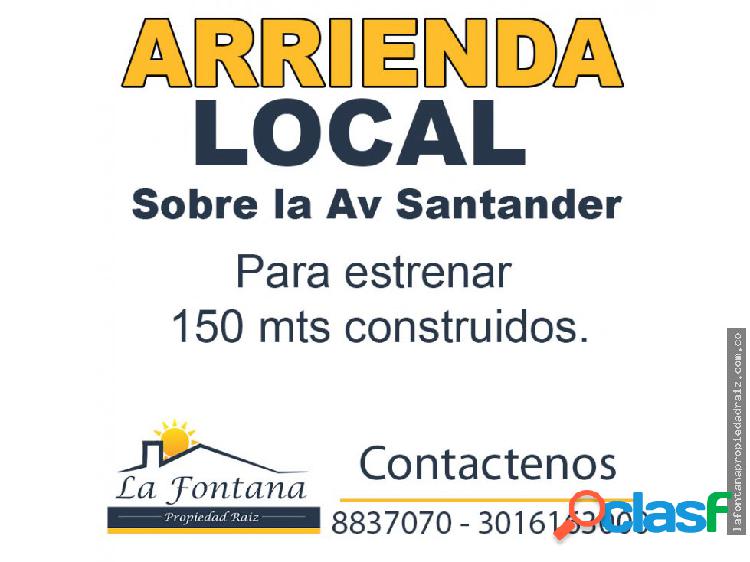 Local en arriendo sector Av Santander