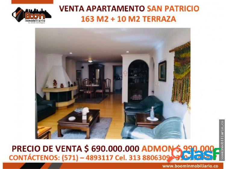 **VENTA APARTAMENTO 163 M2 SAN PATRICIO