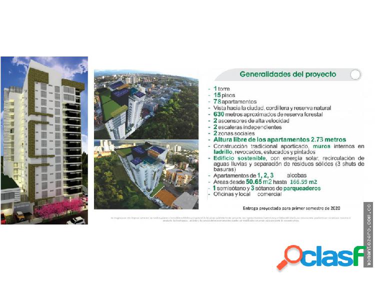 VENTA APARTAMENTO EN LOS PROFESIONALES ARMENIA