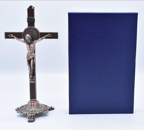 Medalla Crucifijo De San Benito Para Mesa Envío Gratis