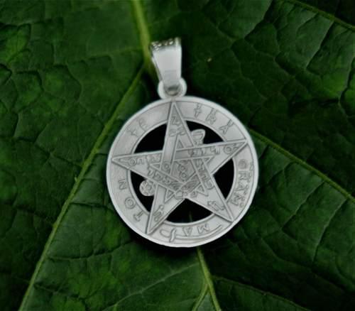 Tetragramaton Pentagrama 7 Metales Amuleto Esotérico