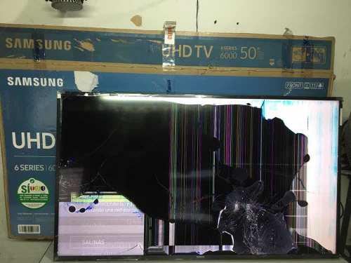 Tv Samsung De 50 Un50ku6000k Pantalla Rota Repuestos